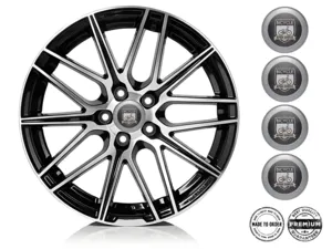 Hub Cap Sticker Style High-Quality Domed Labels
